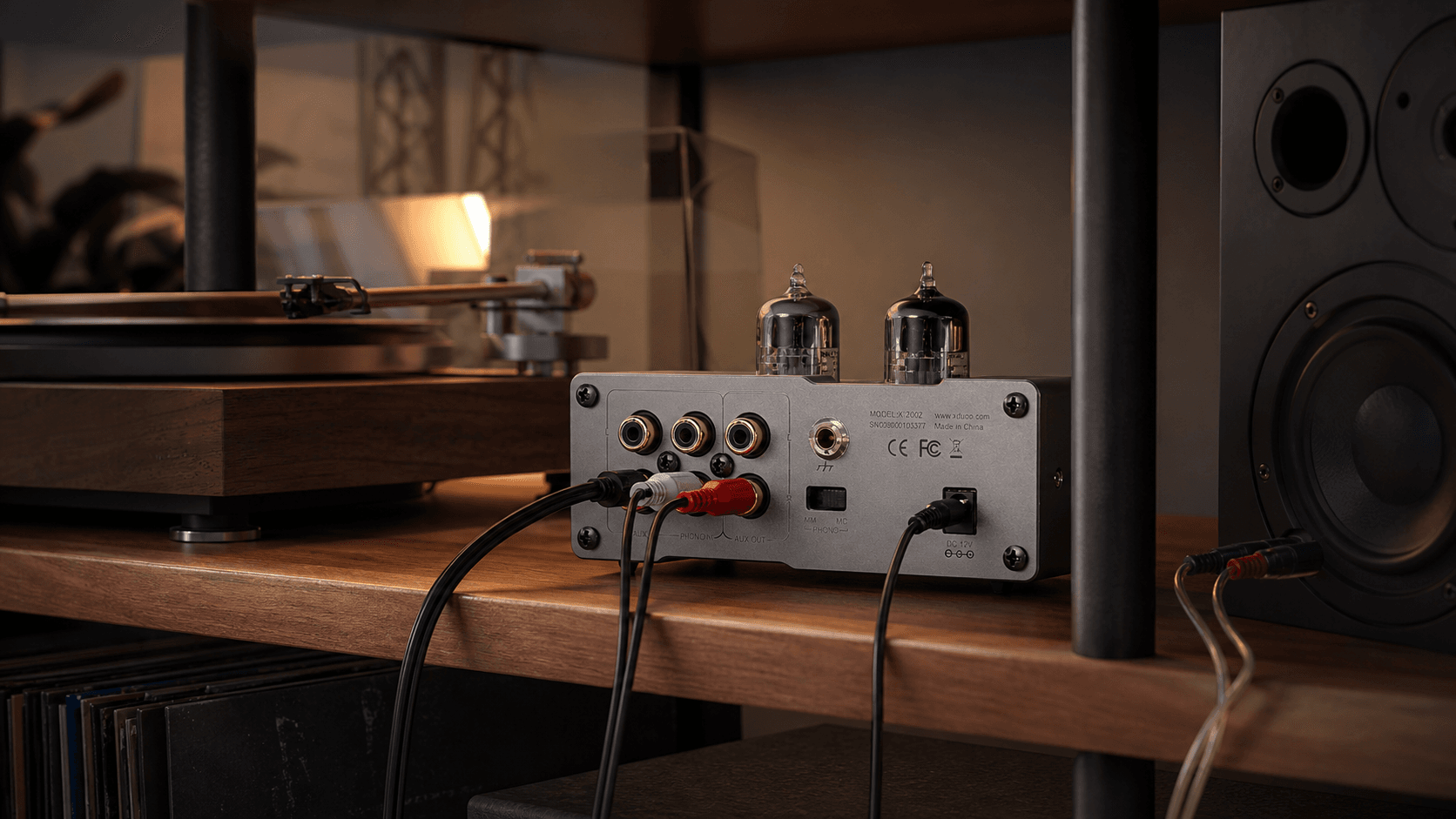 Tube Phono Preamp & Headphone Amplifier.