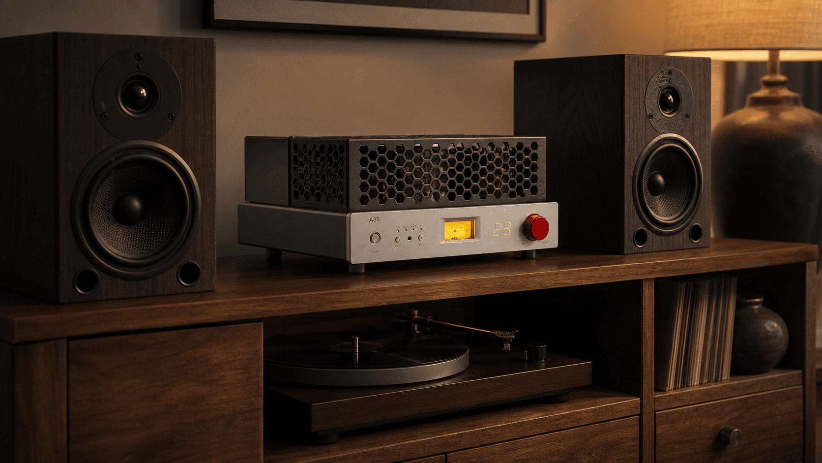 45W Stereo Integrated Tube Amplifier.