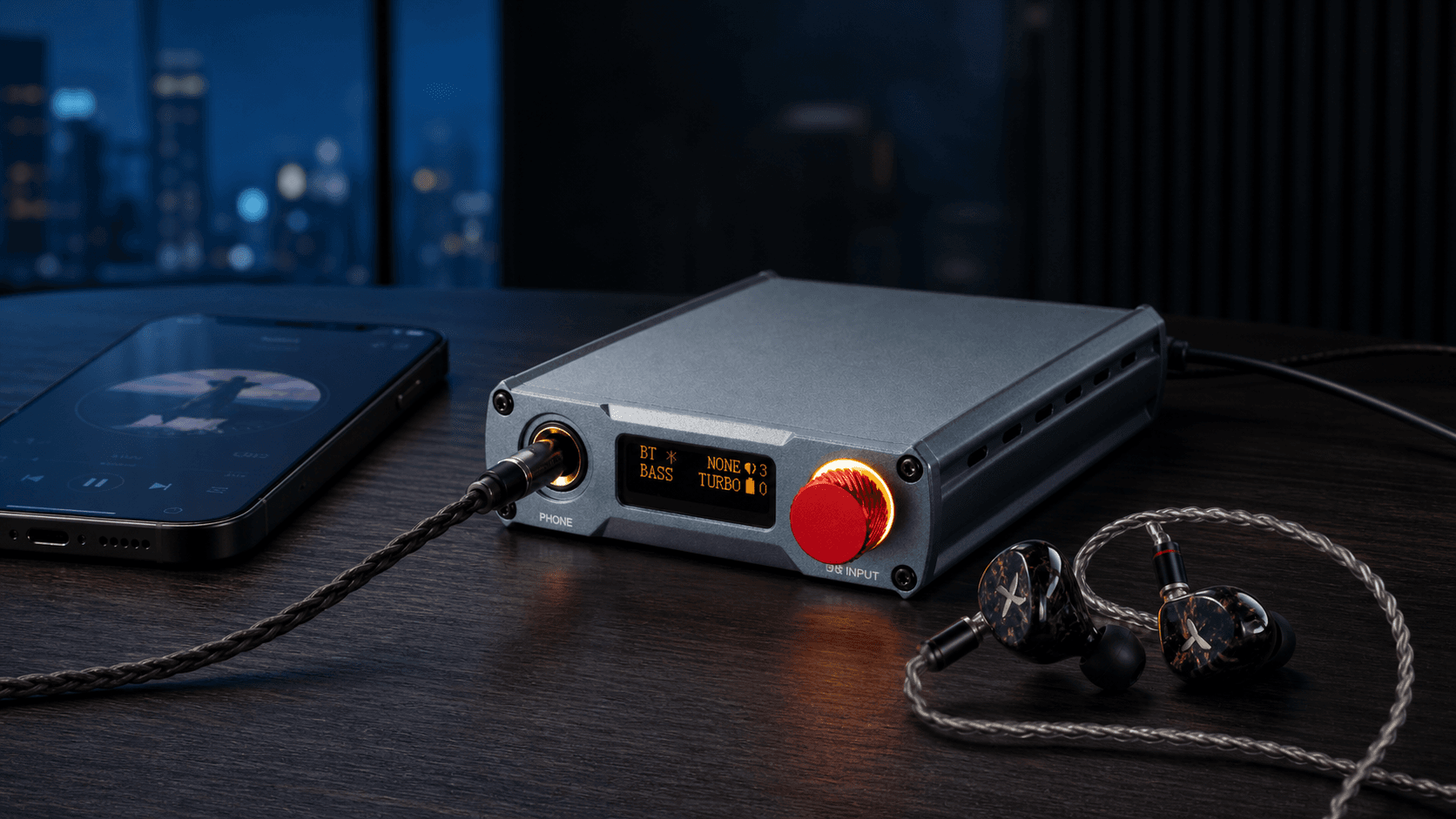 Portable DAC & Headphone Amplifier with Bluetooth 5.4.