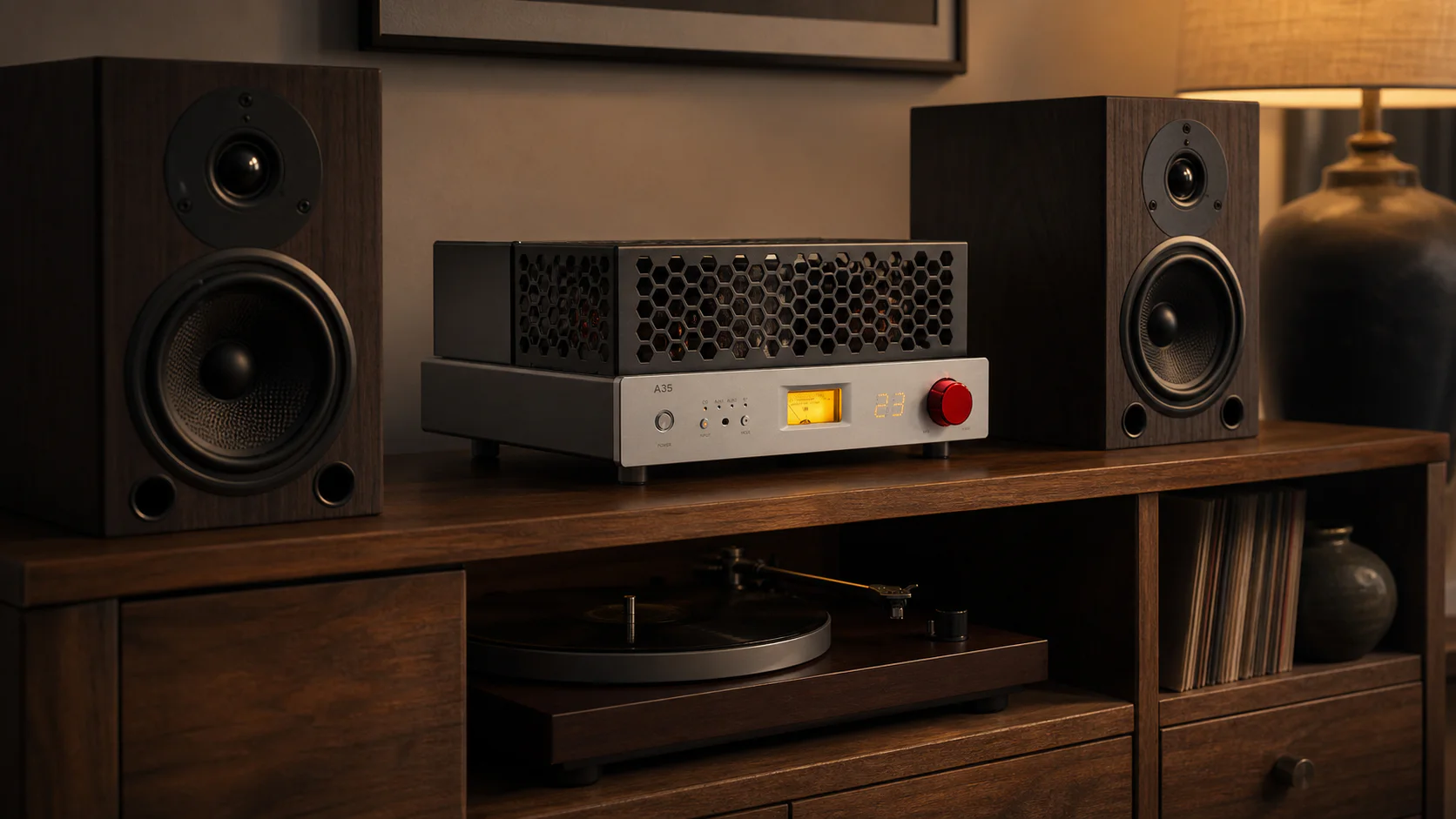 45W Stereo Integrated Tube Amplifier.