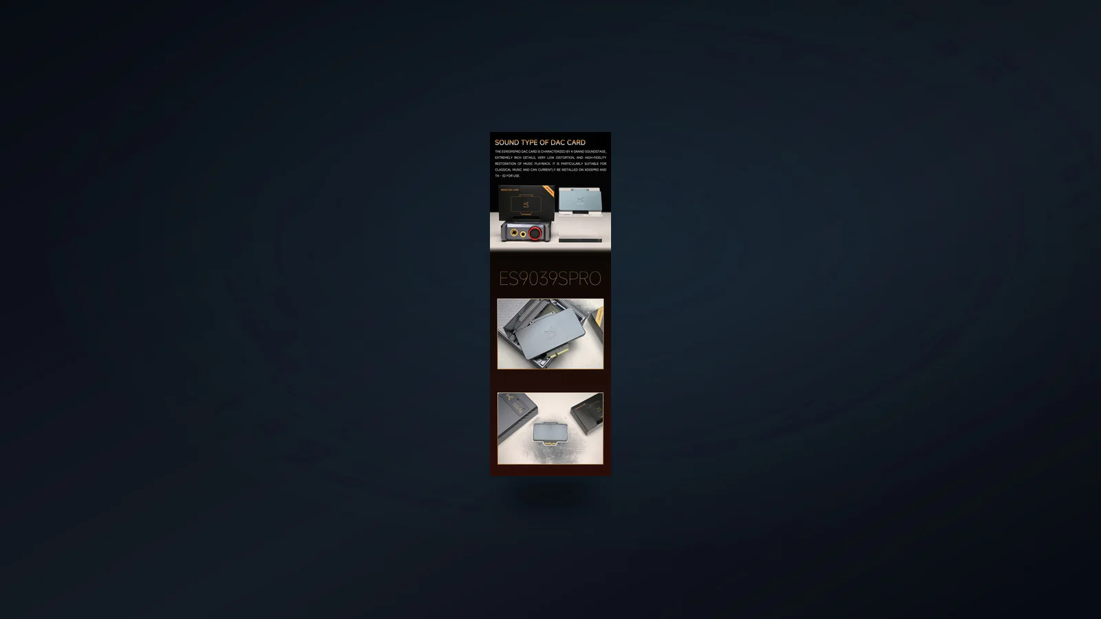 ES9039SPRO Card side