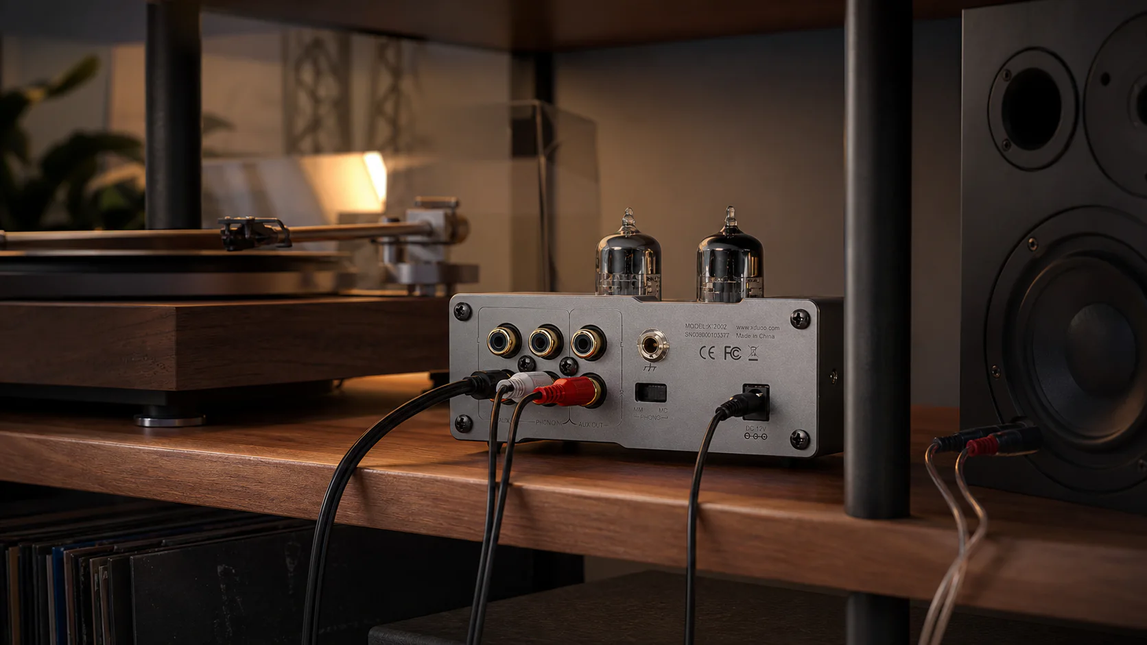 Tube Phono Preamp & Headphone Amplifier.