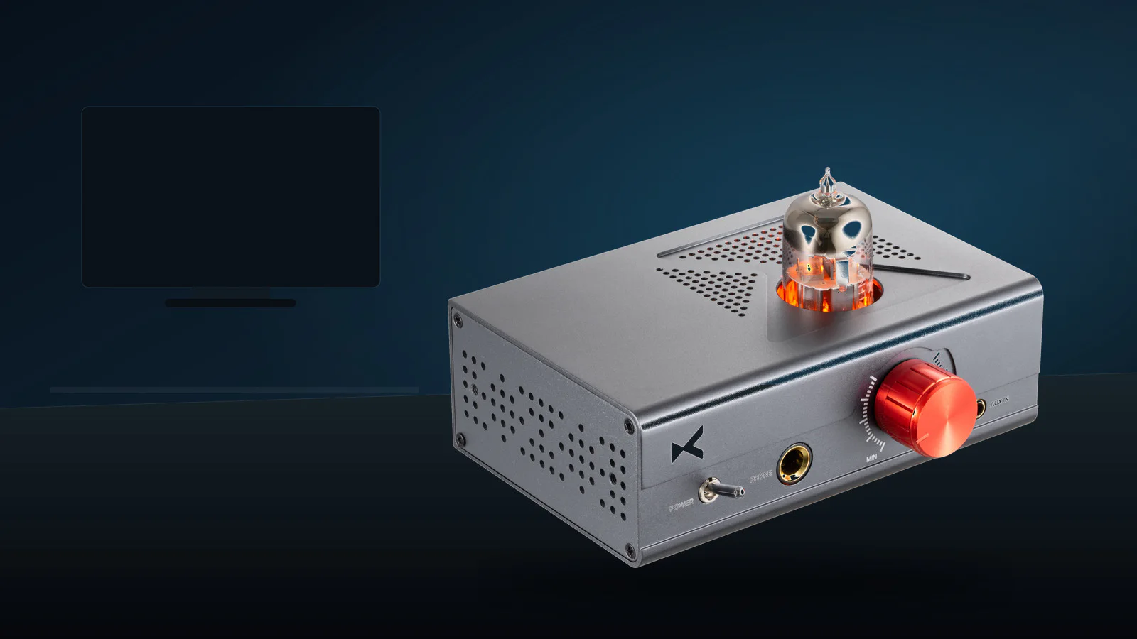 Hybrid Class A Tube Headphone Amplifier.