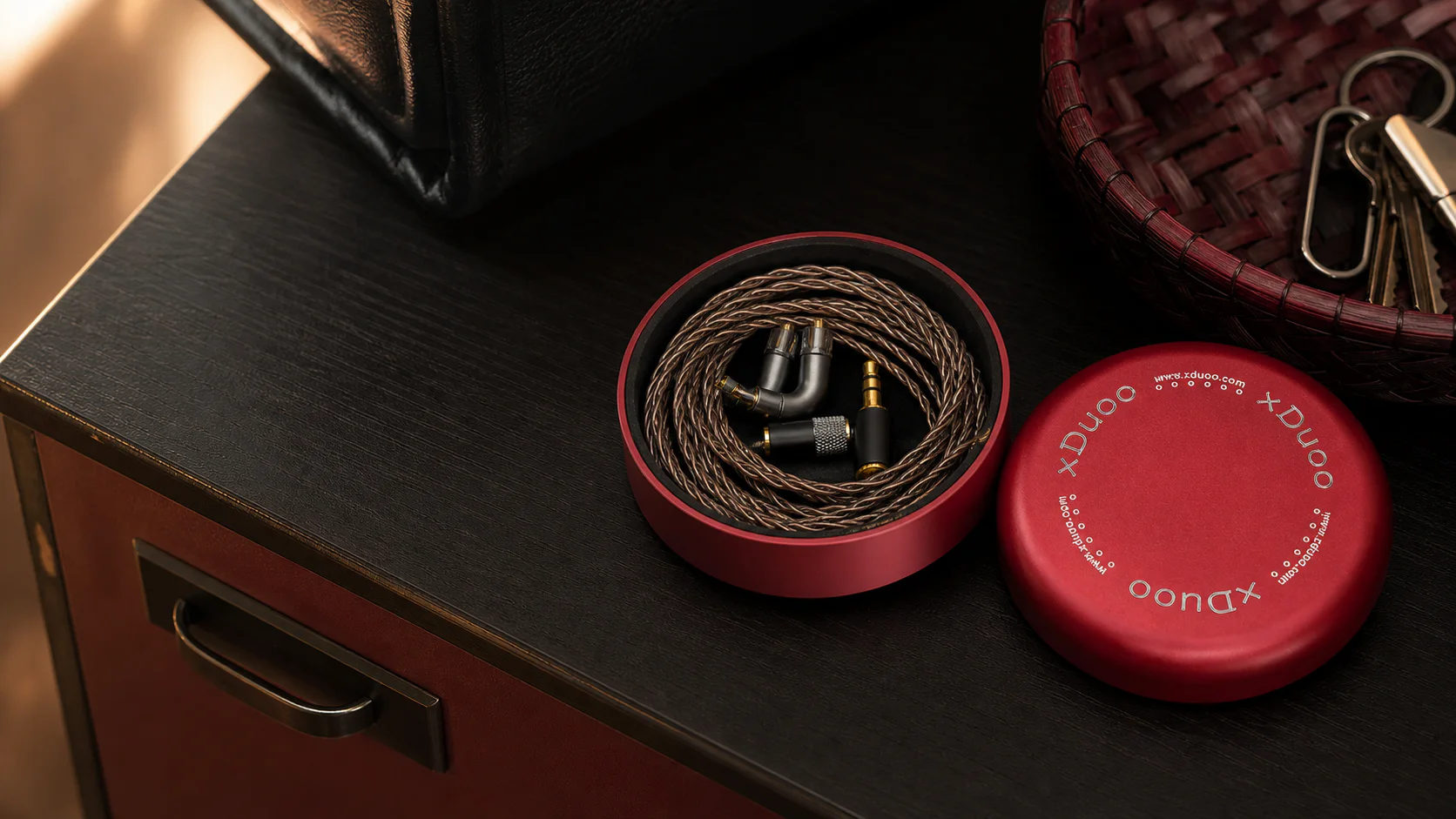 CNC Aluminum Earphone & Cable Storage Case.