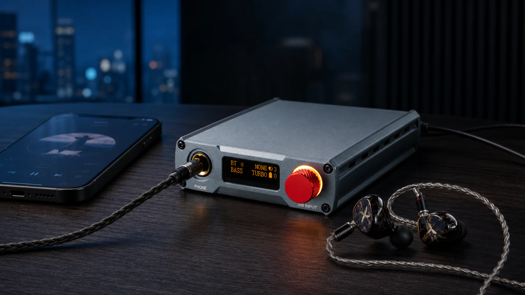 Portable DAC & Headphone Amplifier with Bluetooth 5.4.