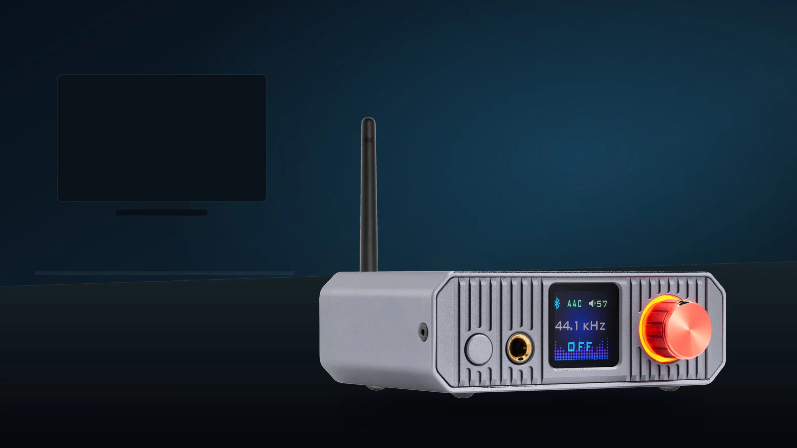 Bluetooth DAC receiver and desktop headphone amplifier